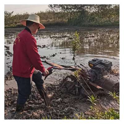 Hochkompakte Mini-Tiller-Farmgeräte mit Vollgetriebe für eine Lastkapazität von 75 kg