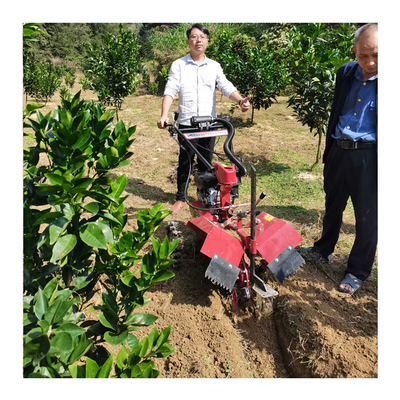 Obstbauer Tiller Benzinmotor Mini Trencher Grabenmaschine für den Garten