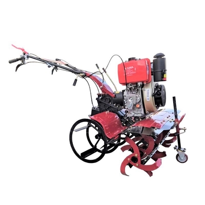 190*96*90cm Vierradantrieb Mini Tiller Kultivator mit All-Gear-Getriebesystem