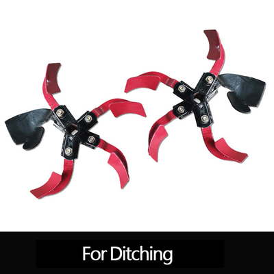 Leistungsfähige Grabenmaschine Diesel Handschub Mini Tiller Arbeitsbreite 11-39cm einstellbar