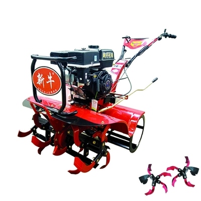Verstellbare Arbeitsbreite 45-85 cm Mini-Tiller mit automatischem Getriebe und Gurtgetriebe