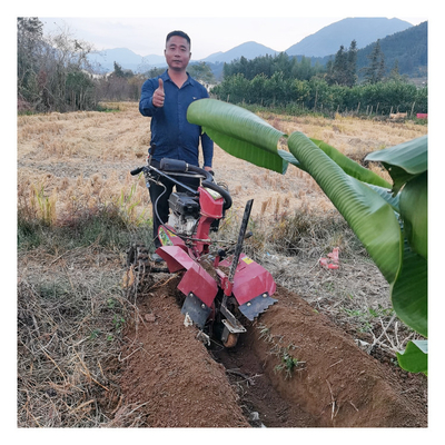 Arbeitersparende Operation Vierradantrieb Power Tiller mit mehr als 10cm Tilling Breite