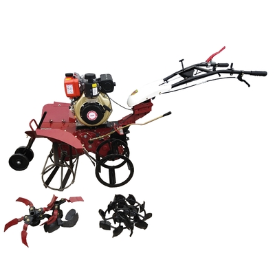 Benzinmotor Mehrzweck-Vierradantriebs-Mini-Power-Tiller-Kultivator für die Landwirtschaft
