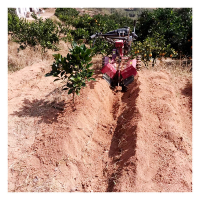 4 km/h Arbeitsgeschwindigkeit Benzinmotor Mini Power Tiller Power Weeder Rotavator Züchter