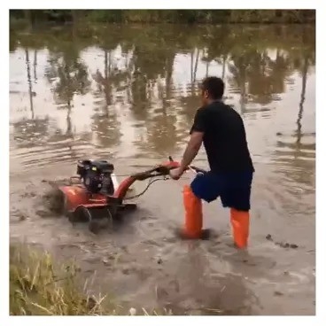 Hochsicherheitsniveau Rotationskultivator Benzin-Getriebe Struktur Mini-Power Tiller 7hp für den Garten