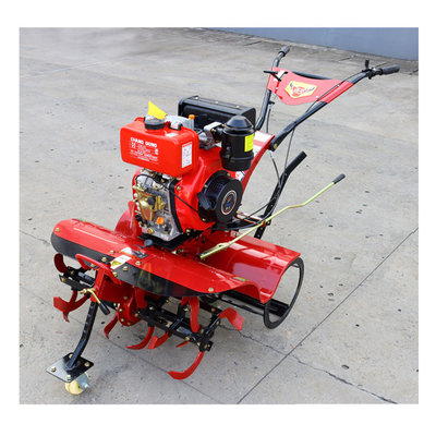 65 KG Mehrfunktions-Vierradantrieb Land und Wasser Zwei-Weeding Mini Power Tiller