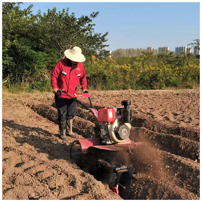 Einfacher Start 178F 4WD Mini Power Tiller mit 4KW Benzinmotor