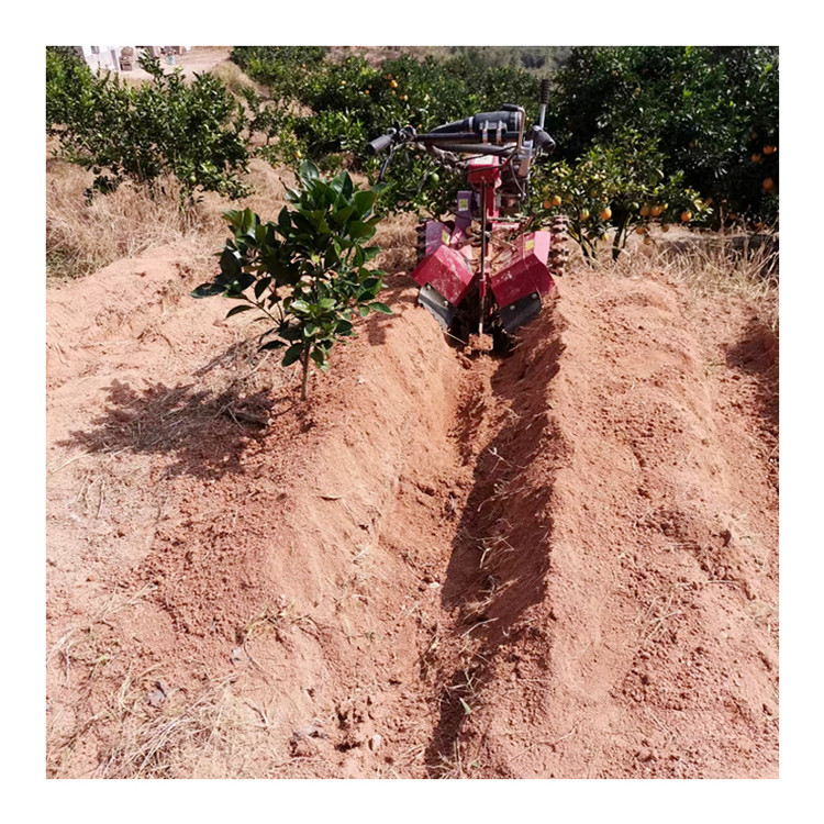 Obstbauer Tiller Benzinmotor Mini Trencher Grabenmaschine für den Garten