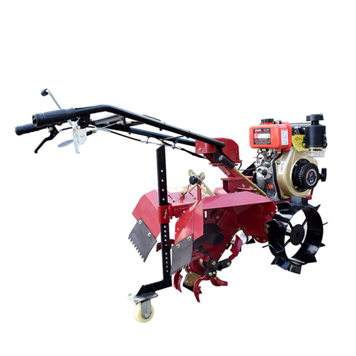 70 cm Arbeitsbreite Obstgarten Unkrautjäger 4,05 kW Dieselmotor Mini-Tiller für starke Unkrautjäger