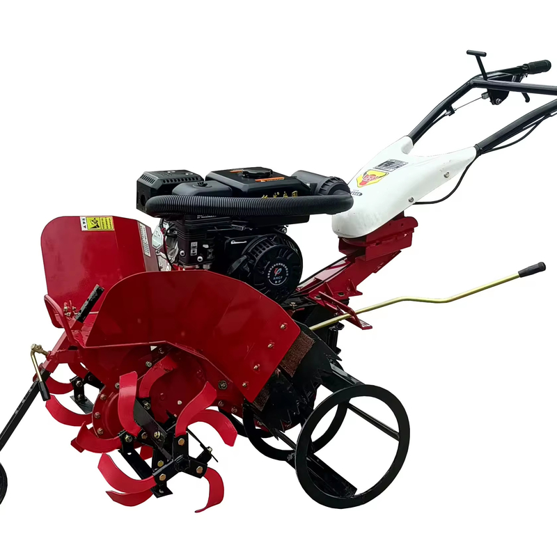 Verstellbarer Arbeitsbreite 45-85 cm Mini Power Tiller Kultivator mit Brüllfunktion